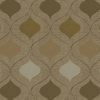 Brocade Pecan Pattern Roman Blind