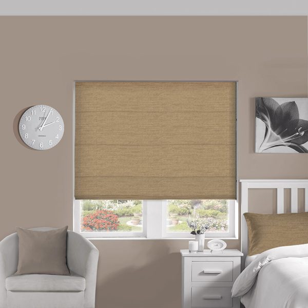 Taffeta-Latte-Roman-Blind