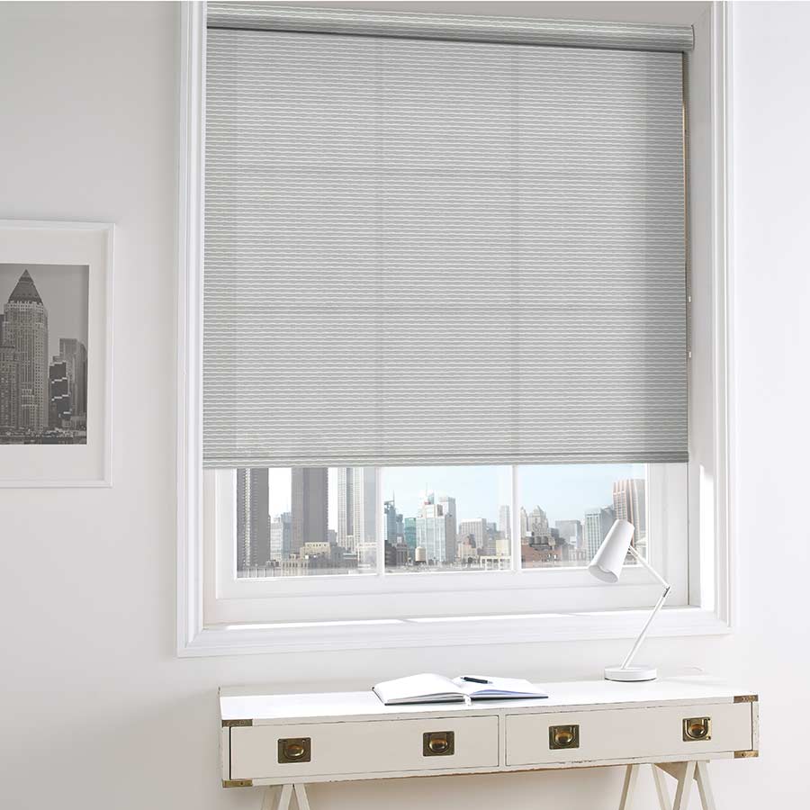 Bricks light grey Roller Blind BudgetBlinds
