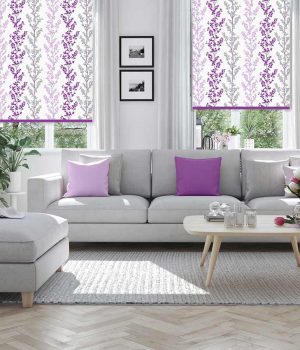 Branches-Plum-Roller-Blind