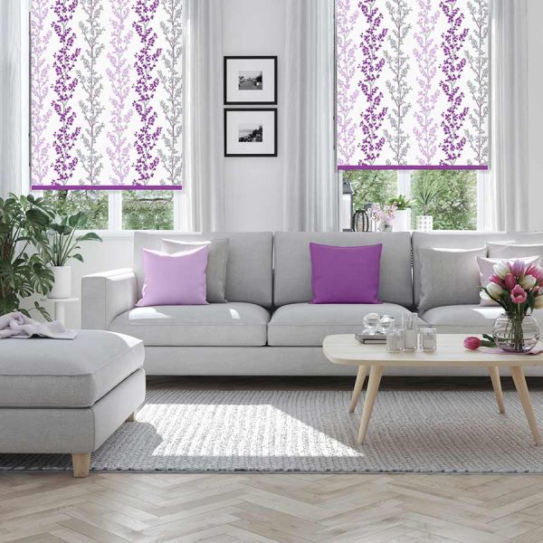 Branches-Plum-Roller-Blind