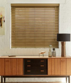 Oak Faux Wood Blinds