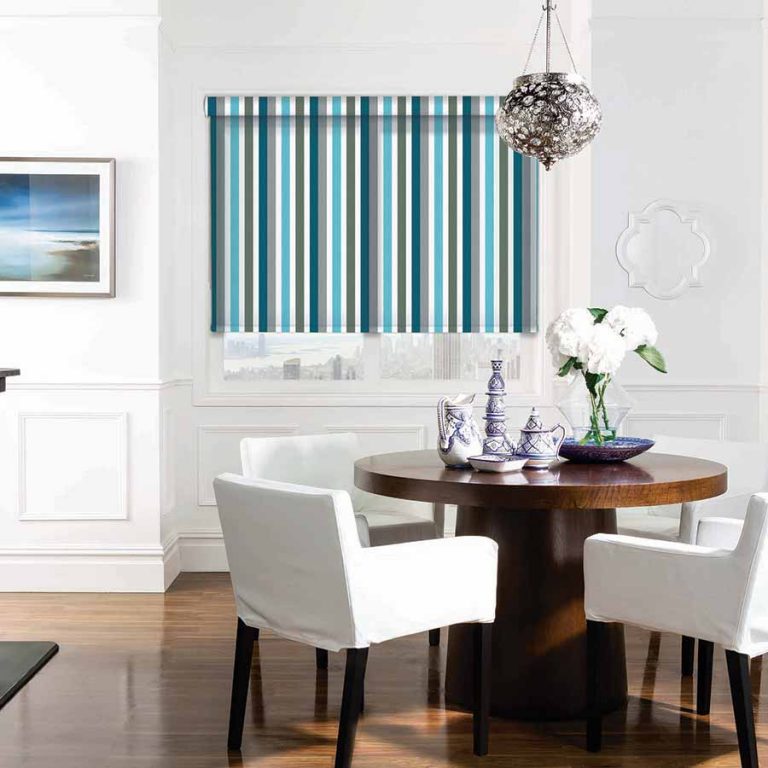 Nature Turquoise Roller Blind BudgetBlinds
