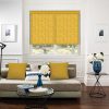 Sea-Leaves-Mustard-Roller-Blind2