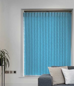 Oval Baby Blue Allusion Blind