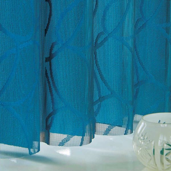 Oval Teal Allusion Blind