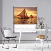 Sail Boats on Boracay Photo Roller Blind