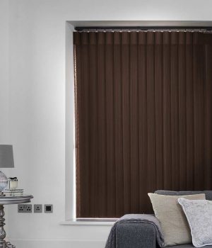 Stripe Brown Allusion Blind