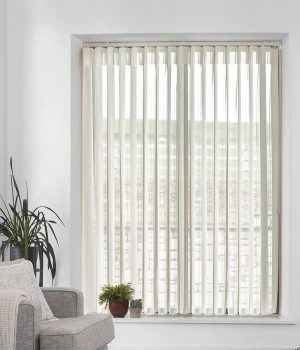 Stripe Cream Allusion Blind