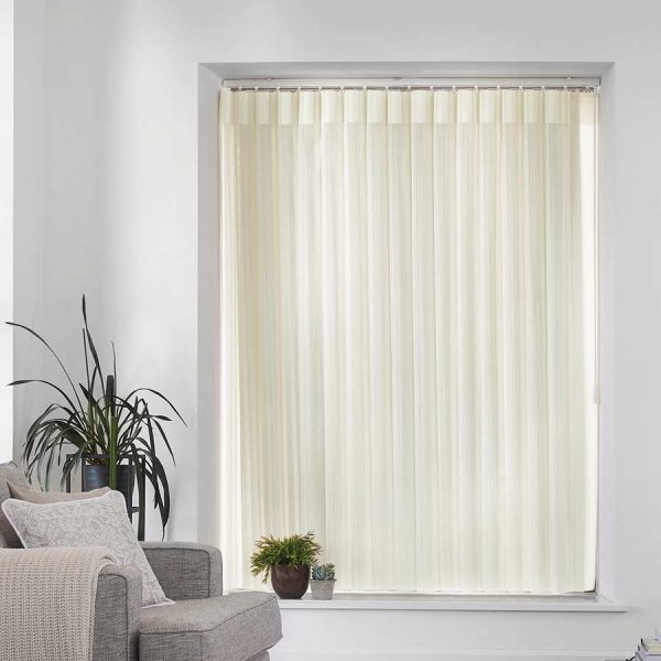 Stripe Cream Allusion Blind