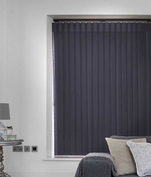 Stripe Graphite Allusion Blind