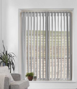 Stripe Light Grey Allusion Blind