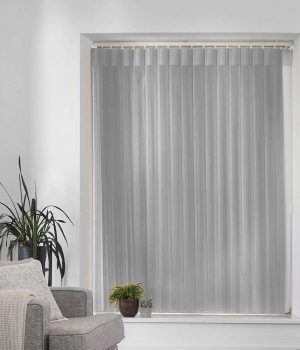 Stripe Light Grey Allusion Blind