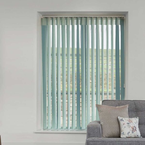 Stripe Mint Allusion Blind