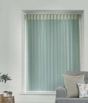 Stripe Mint Allusion Blind