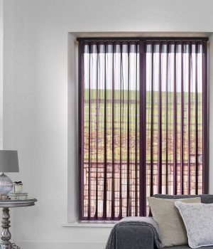 Stripe Purple Allusion Blind