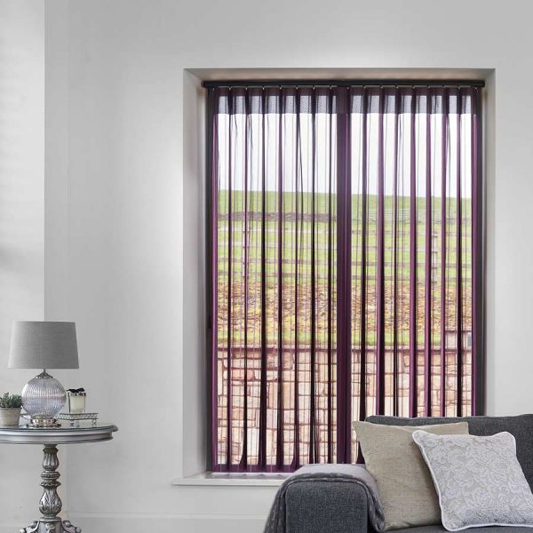 Stripe Purple Allusion Blind