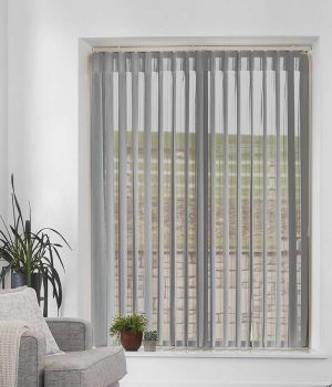 Stripe Silver Allusion Blind