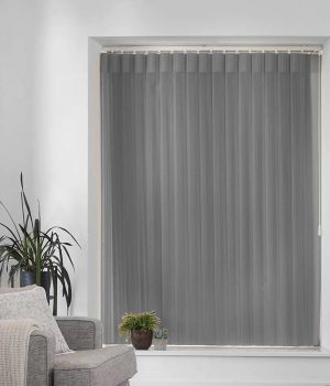 Stripe Silver Allusion Blind