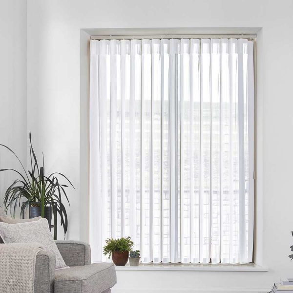 Stripe White Allusion Blind