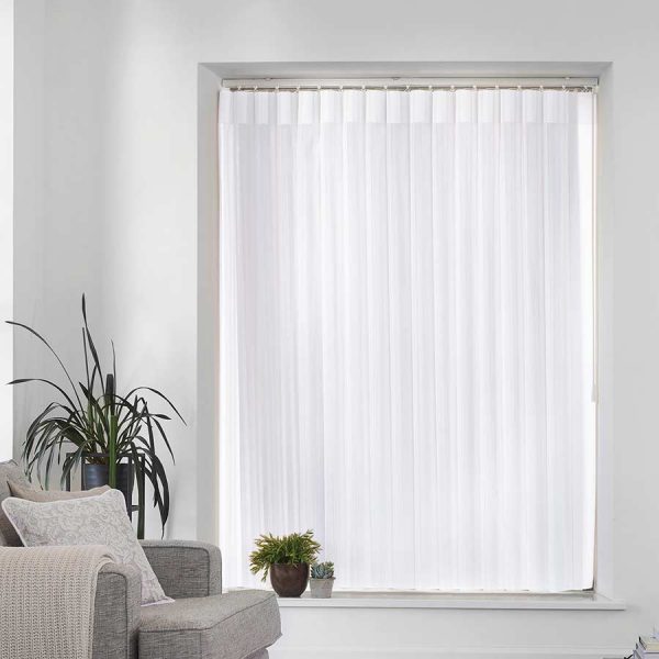 Stripe White Allusion Blind