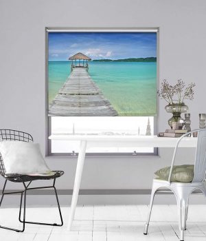 The Pier to Paradise Photo Roller Blind