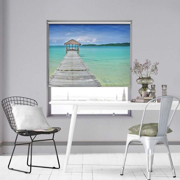 The Pier to Paradise Photo Roller Blind