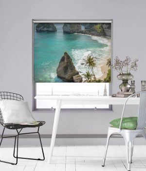 Tropical Tree Diamond Beach Roller Blinds