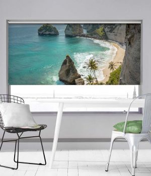 Tropical Tree Diamond Beach Roller Blinds