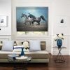 Black Horse Photo Roller Blind