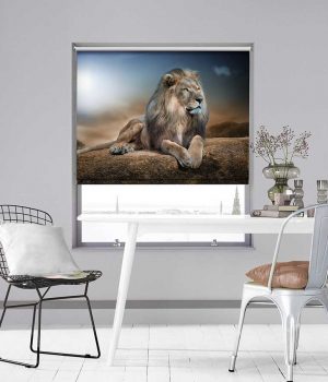 Lion Photo Roller Blind