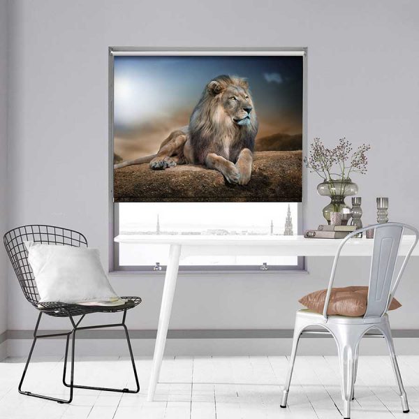 Lion Photo Roller Blind