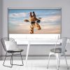 The Giraffe Head Photo Roller Blind