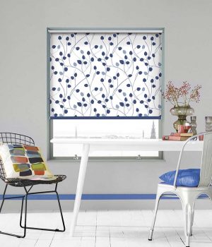 Flora-Indigo-Roller-blind