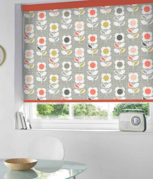 Retro-Floral-Roller-Blind