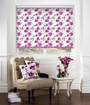 Wild-Roses-Roller-Blind