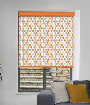 BeeHouse-Tangerine-Roller-Blind