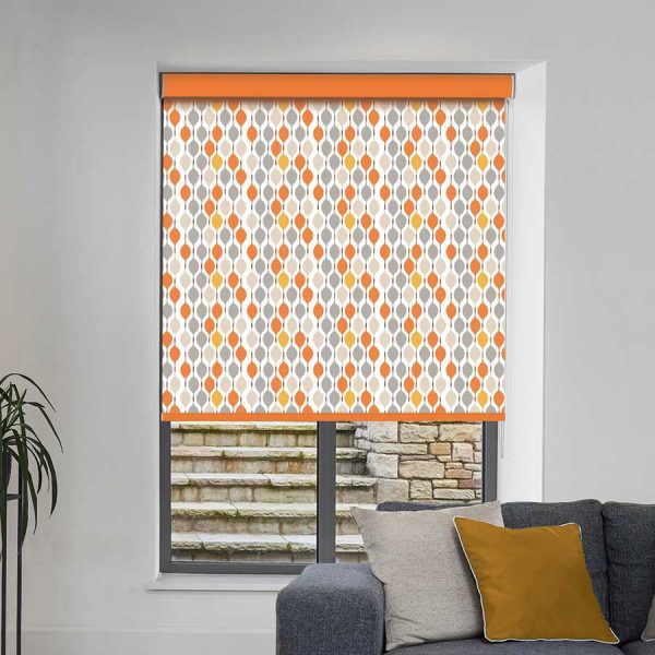 BeeHouse-Tangerine-Roller-Blind