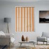 Cantaloupe-Orange-White-Vertical-Blind