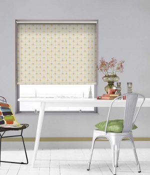 Vintage-palm-leaves-Roller-blind