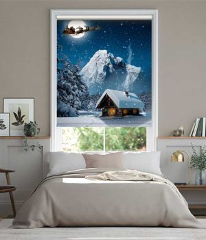 Christmas Roller Blind