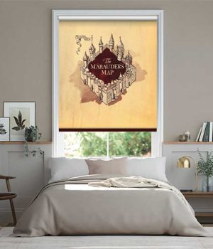 Harry Potter Marauders Map Roller Blind