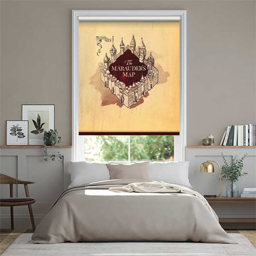 Harry Potter Marauders Map Roller Blind