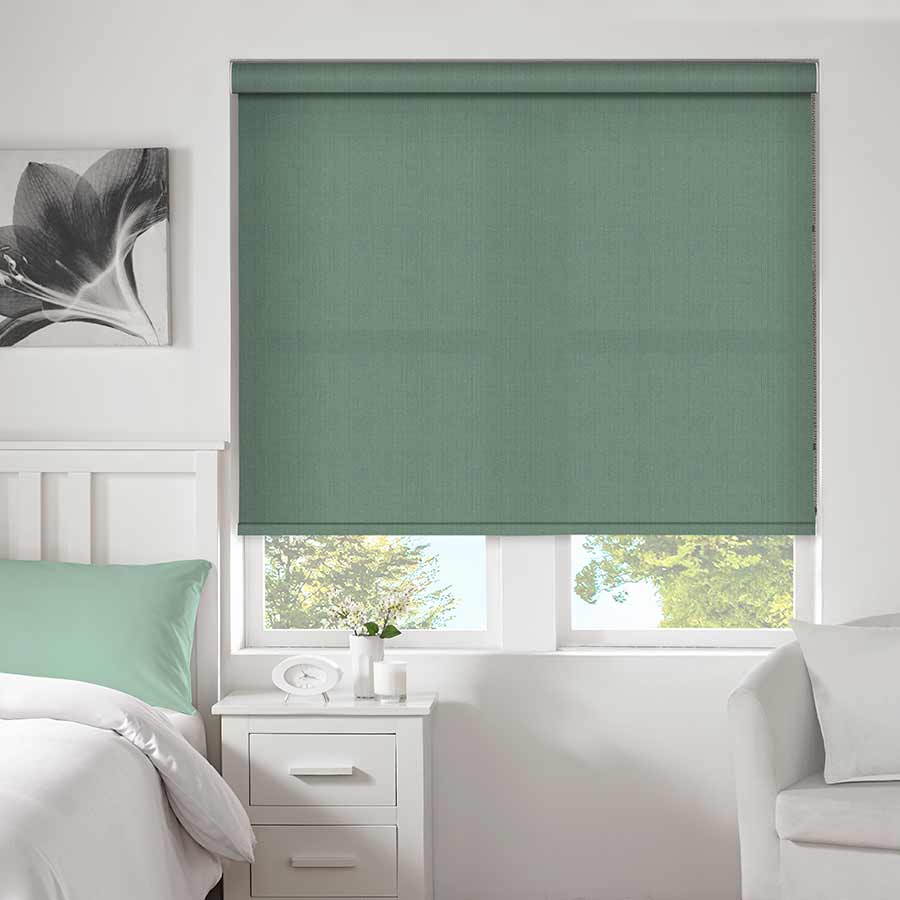 Aurora-Green-Roller-Blinds