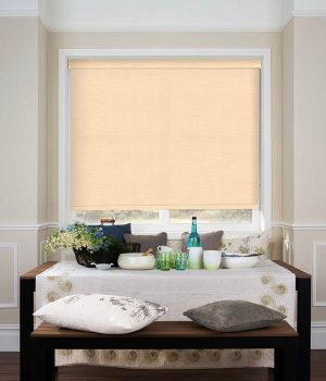 Carlton Apricot Roller Blind