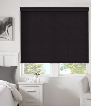 Aurora Black Roller Blind