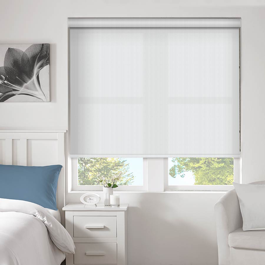 Clutton White Roller Blinds